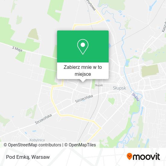 Mapa Pod Emką