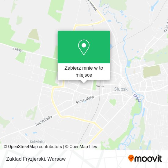 Mapa Zaklad Fryzjerski