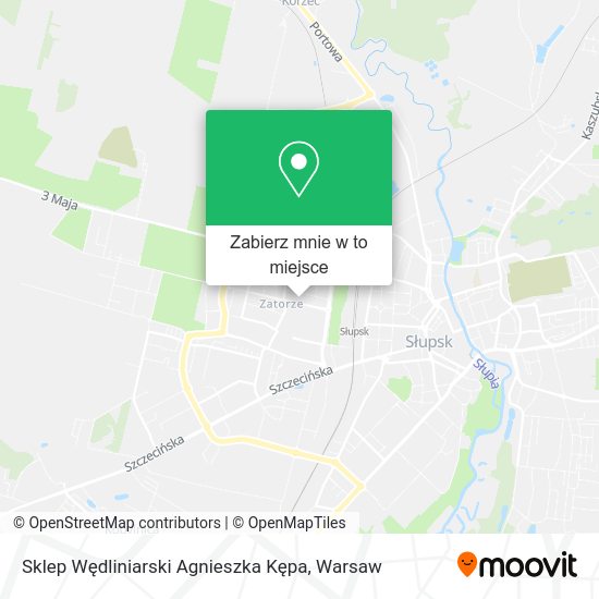 Mapa Sklep Wędliniarski Agnieszka Kępa