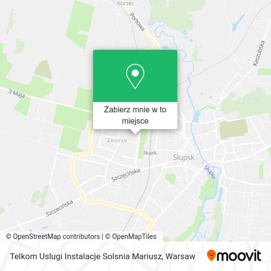 Mapa Telkom Uslugi Instalacje Solsnia Mariusz