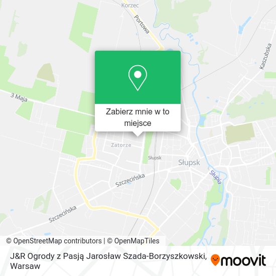 Mapa J&R Ogrody z Pasją Jarosław Szada-Borzyszkowski