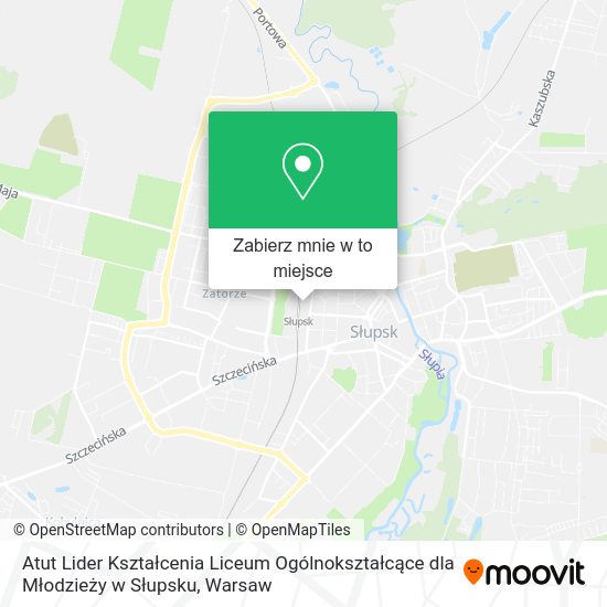 Mapa Atut Lider Kształcenia Liceum Ogólnokształcące dla Młodzieży w Słupsku