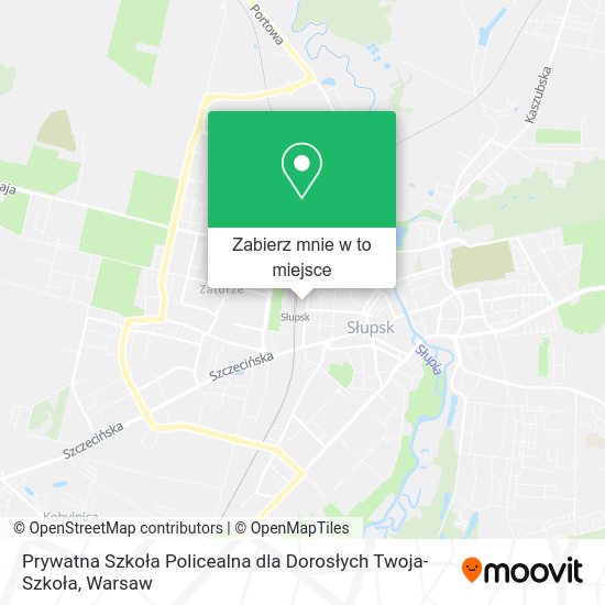 Mapa Prywatna Szkoła Policealna dla Dorosłych Twoja-Szkoła