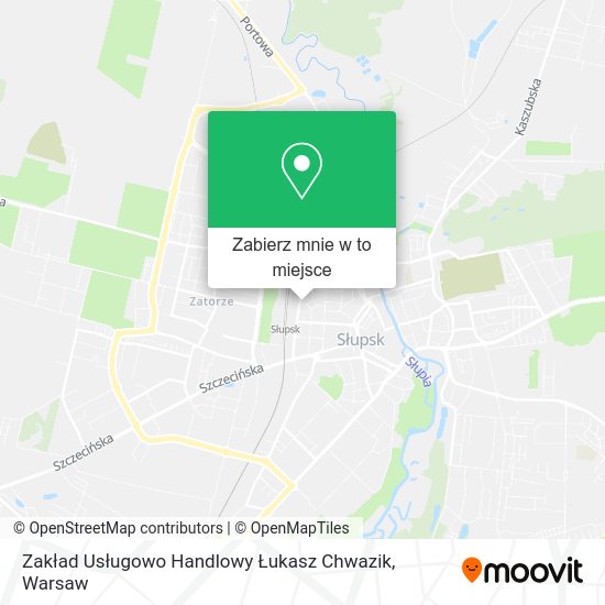 Mapa Zakład Usługowo Handlowy Łukasz Chwazik