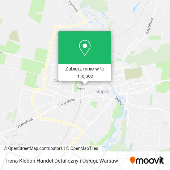 Mapa Irena Kleban Handel Detaliczny i Usługi