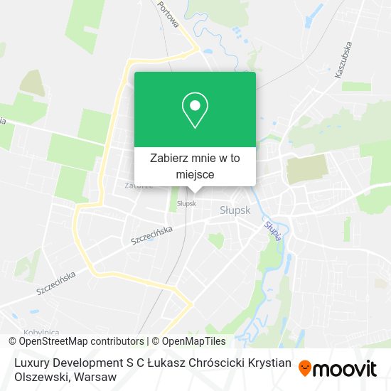 Mapa Luxury Development S C Łukasz Chróscicki Krystian Olszewski