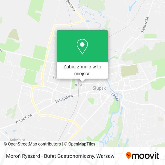 Mapa Moroń Ryszard - Bufet Gastronomiczny