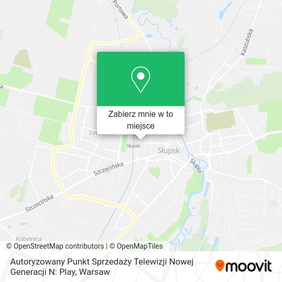 Mapa Autoryzowany Punkt Sprzedaży Telewizji Nowej Generacji N: Play