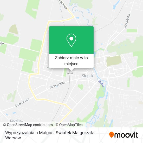 Mapa Wypozyczalnia u Malgosi Swiatek Malgorzata