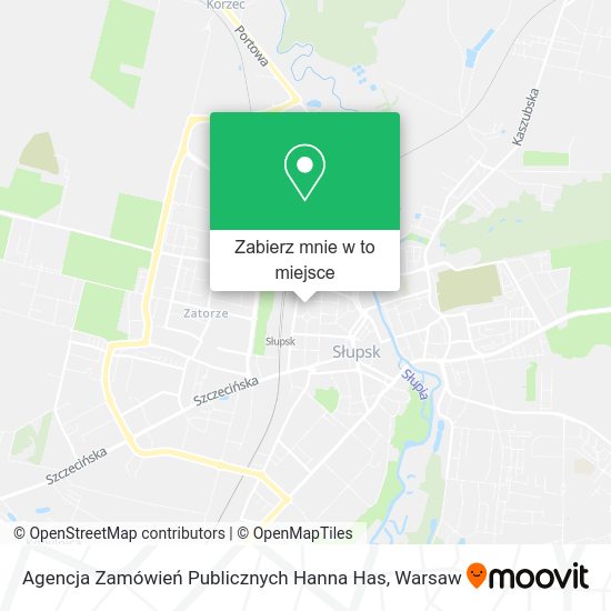 Mapa Agencja Zamówień Publicznych Hanna Has