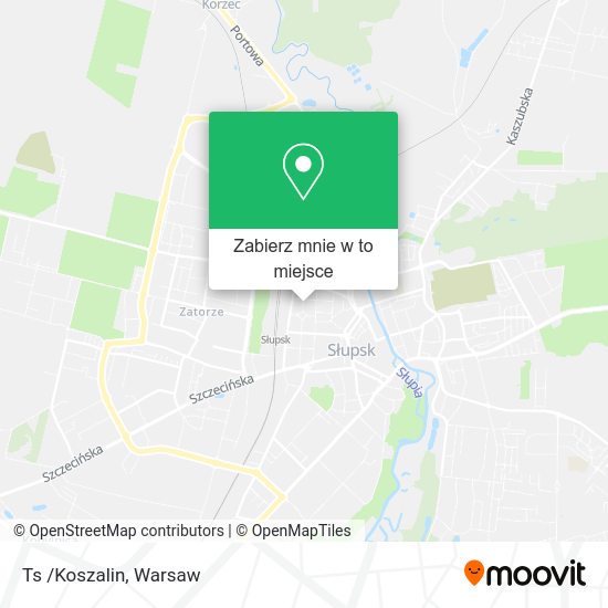 Mapa Ts /Koszalin