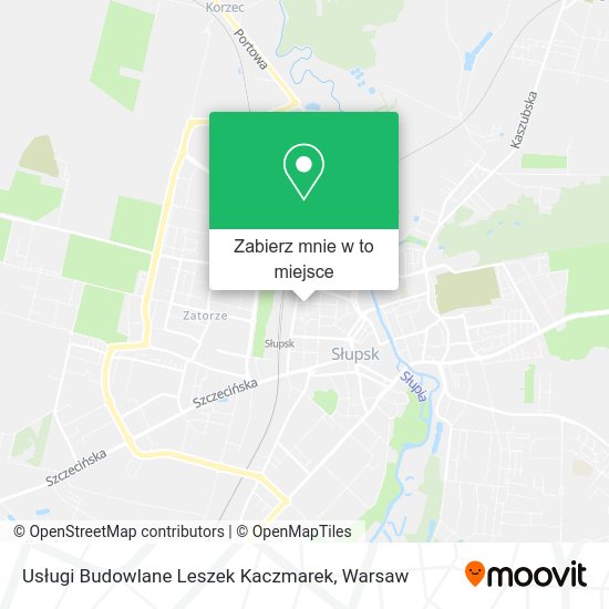 Mapa Usługi Budowlane Leszek Kaczmarek