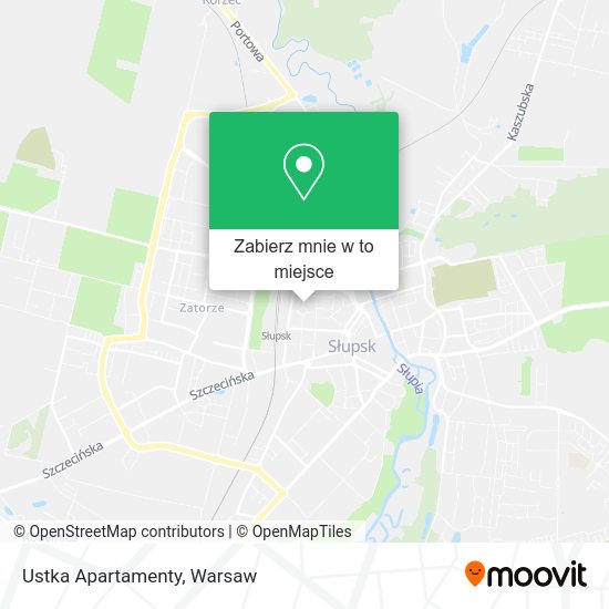 Mapa Ustka Apartamenty