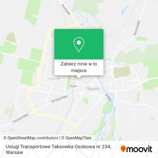 Mapa Uslugi Transportowe Taksowka Osobowa nr 234