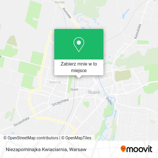 Mapa Niezapominajka Kwiaciarnia