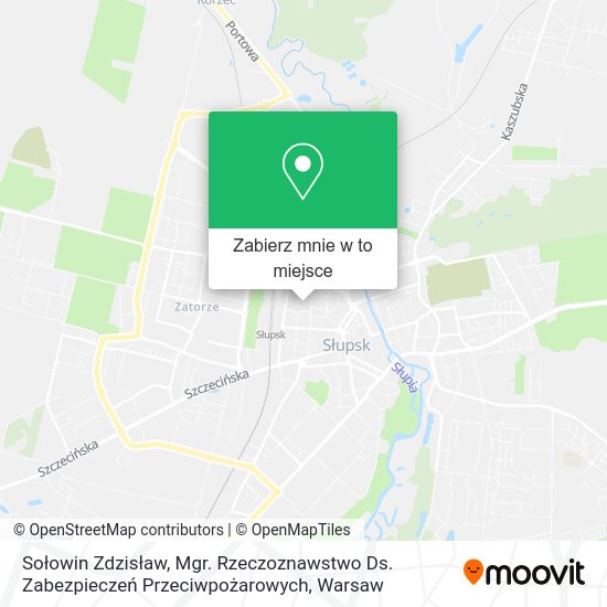 Mapa Sołowin Zdzisław, Mgr. Rzeczoznawstwo Ds. Zabezpieczeń Przeciwpożarowych