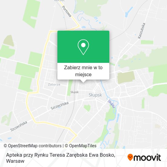 Mapa Apteka przy Rynku Teresa Zarębska Ewa Bosko