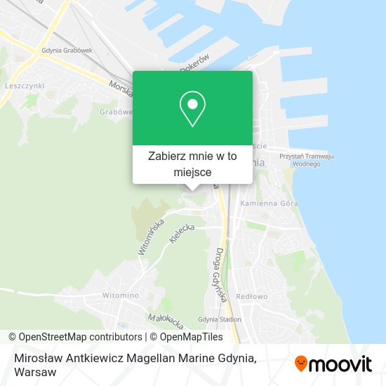 Mapa Mirosław Antkiewicz Magellan Marine Gdynia