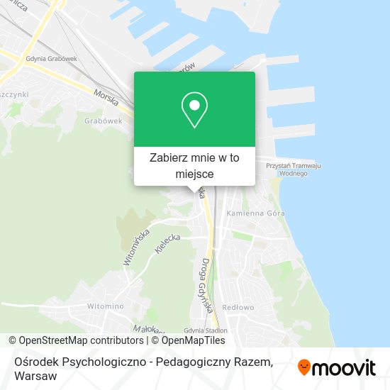 Mapa Ośrodek Psychologiczno - Pedagogiczny Razem