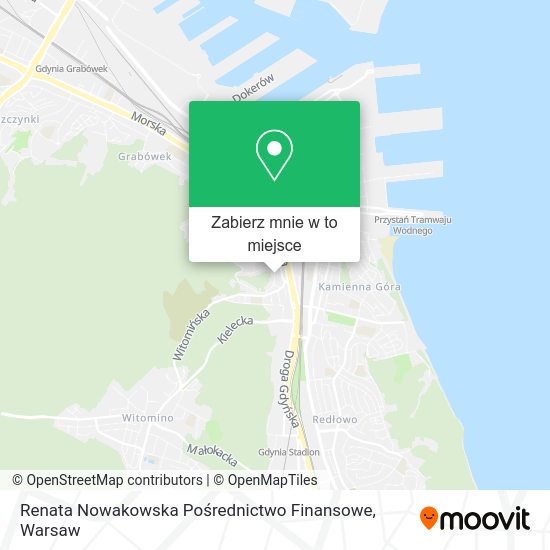 Mapa Renata Nowakowska Pośrednictwo Finansowe