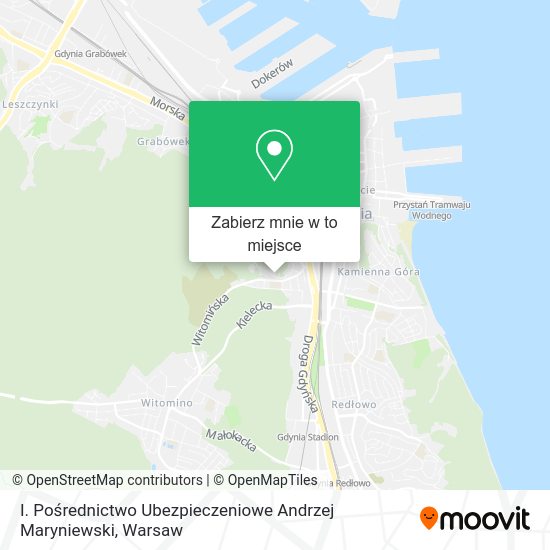 Mapa I. Pośrednictwo Ubezpieczeniowe Andrzej Maryniewski