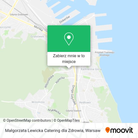 Mapa Małgorzata Lewicka Catering dla Zdrowia