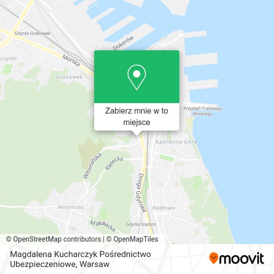 Mapa Magdalena Kucharczyk Pośrednictwo Ubezpieczeniowe