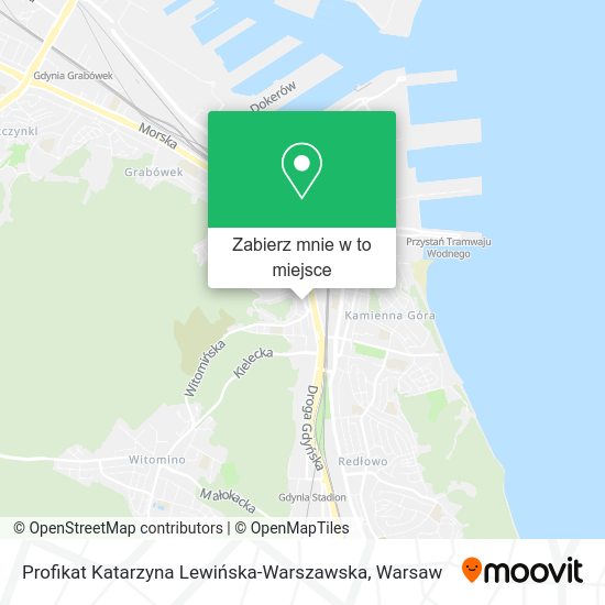 Mapa Profikat Katarzyna Lewińska-Warszawska