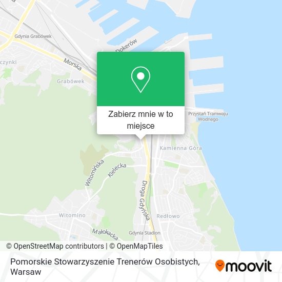 Mapa Pomorskie Stowarzyszenie Trenerów Osobistych