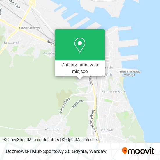 Mapa Uczniowski Klub Sportowy 26 Gdynia