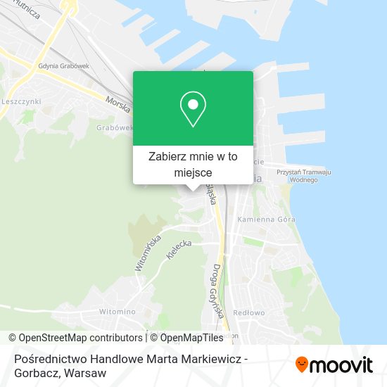 Mapa Pośrednictwo Handlowe Marta Markiewicz - Gorbacz