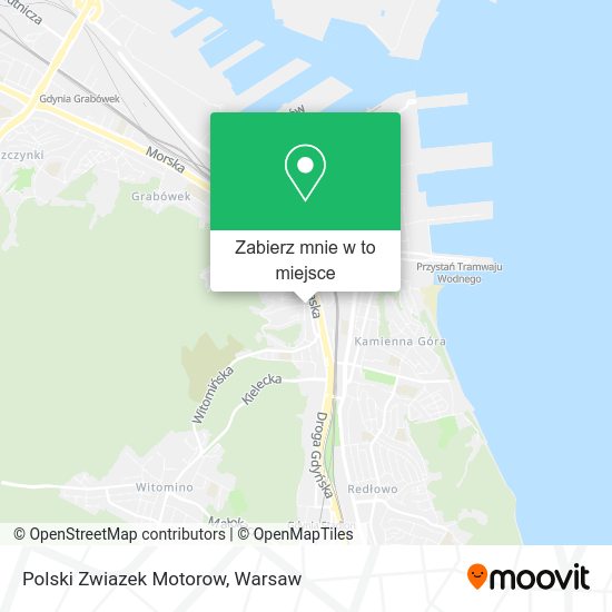 Mapa Polski Zwiazek Motorow