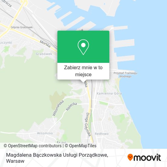 Mapa Magdalena Bączkowska Usługi Porządkowe