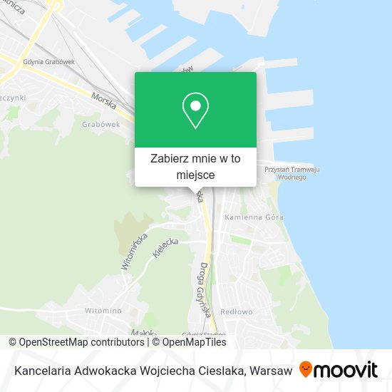 Mapa Kancelaria Adwokacka Wojciecha Cieslaka