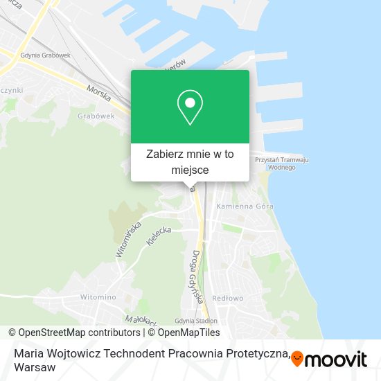 Mapa Maria Wojtowicz Technodent Pracownia Protetyczna