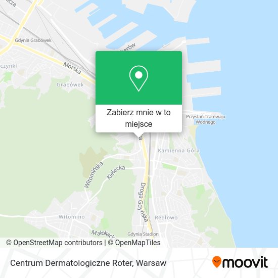 Mapa Centrum Dermatologiczne Roter