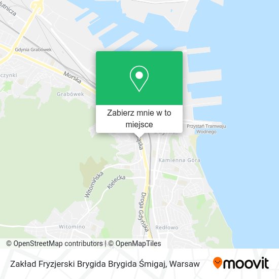 Mapa Zakład Fryzjerski Brygida Brygida Śmigaj