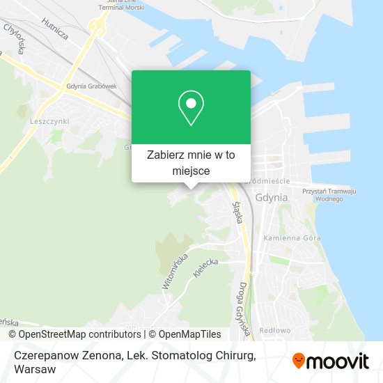 Mapa Czerepanow Zenona, Lek. Stomatolog Chirurg