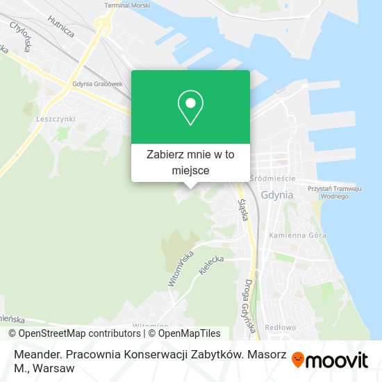 Mapa Meander. Pracownia Konserwacji Zabytków. Masorz M.