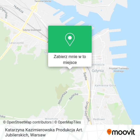 Mapa Katarzyna Kazimierowska Produkcja Art. Jubilerskich