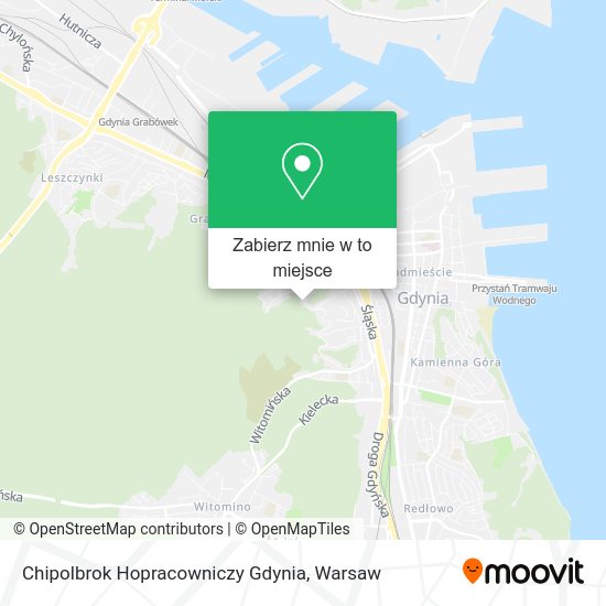 Mapa Chipolbrok Hopracowniczy Gdynia