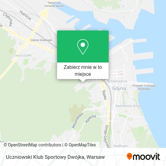 Mapa Uczniowski Klub Sportowy Dwójka