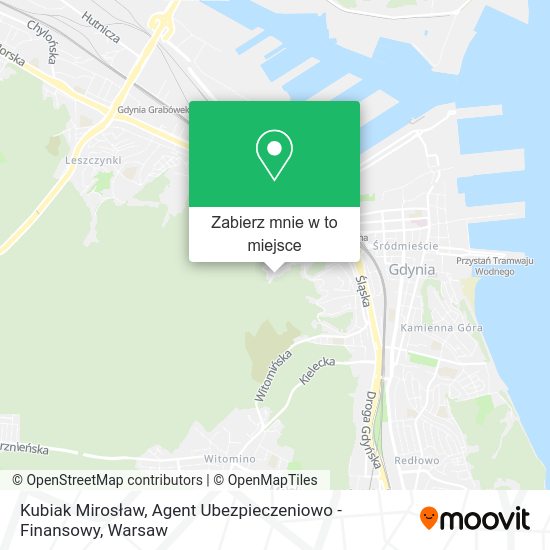 Mapa Kubiak Mirosław, Agent Ubezpieczeniowo - Finansowy