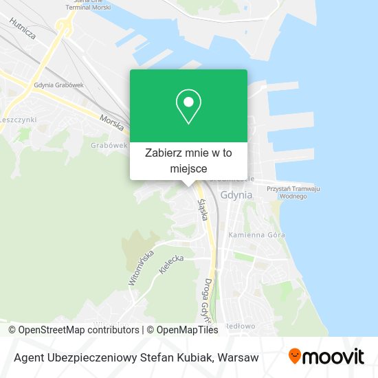 Mapa Agent Ubezpieczeniowy Stefan Kubiak