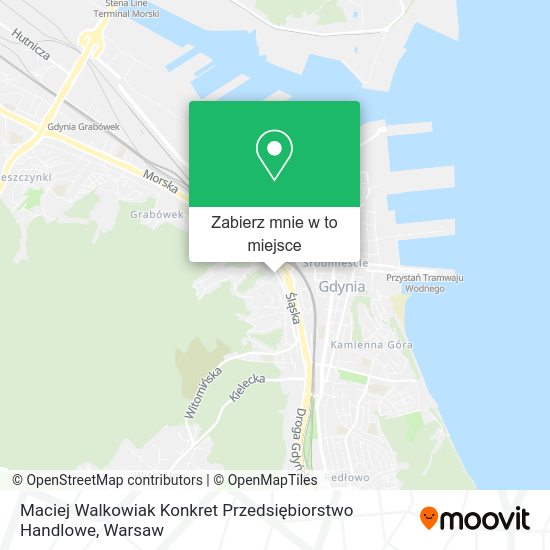 Mapa Maciej Walkowiak Konkret Przedsiębiorstwo Handlowe