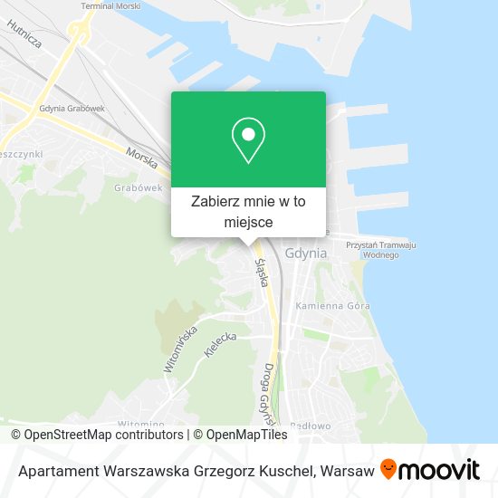 Mapa Apartament Warszawska Grzegorz Kuschel