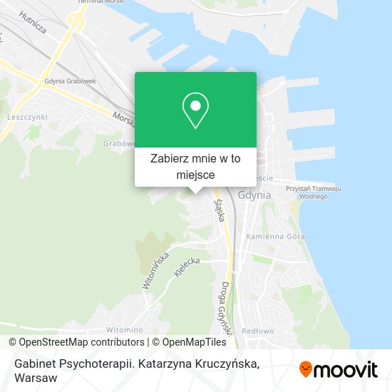 Mapa Gabinet Psychoterapii. Katarzyna Kruczyńska