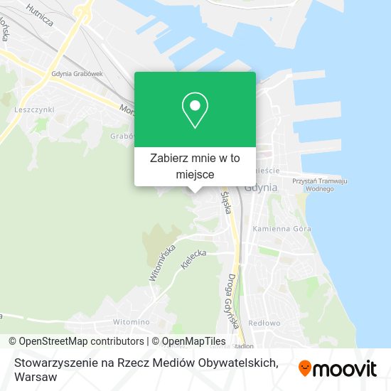 Mapa Stowarzyszenie na Rzecz Mediów Obywatelskich