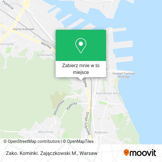 Mapa Zako. Kominki. Zajączkowski M.