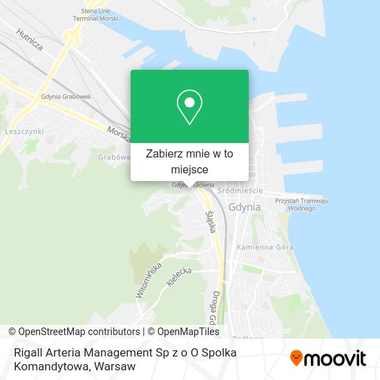 Mapa Rigall Arteria Management Sp z o O Spolka Komandytowa